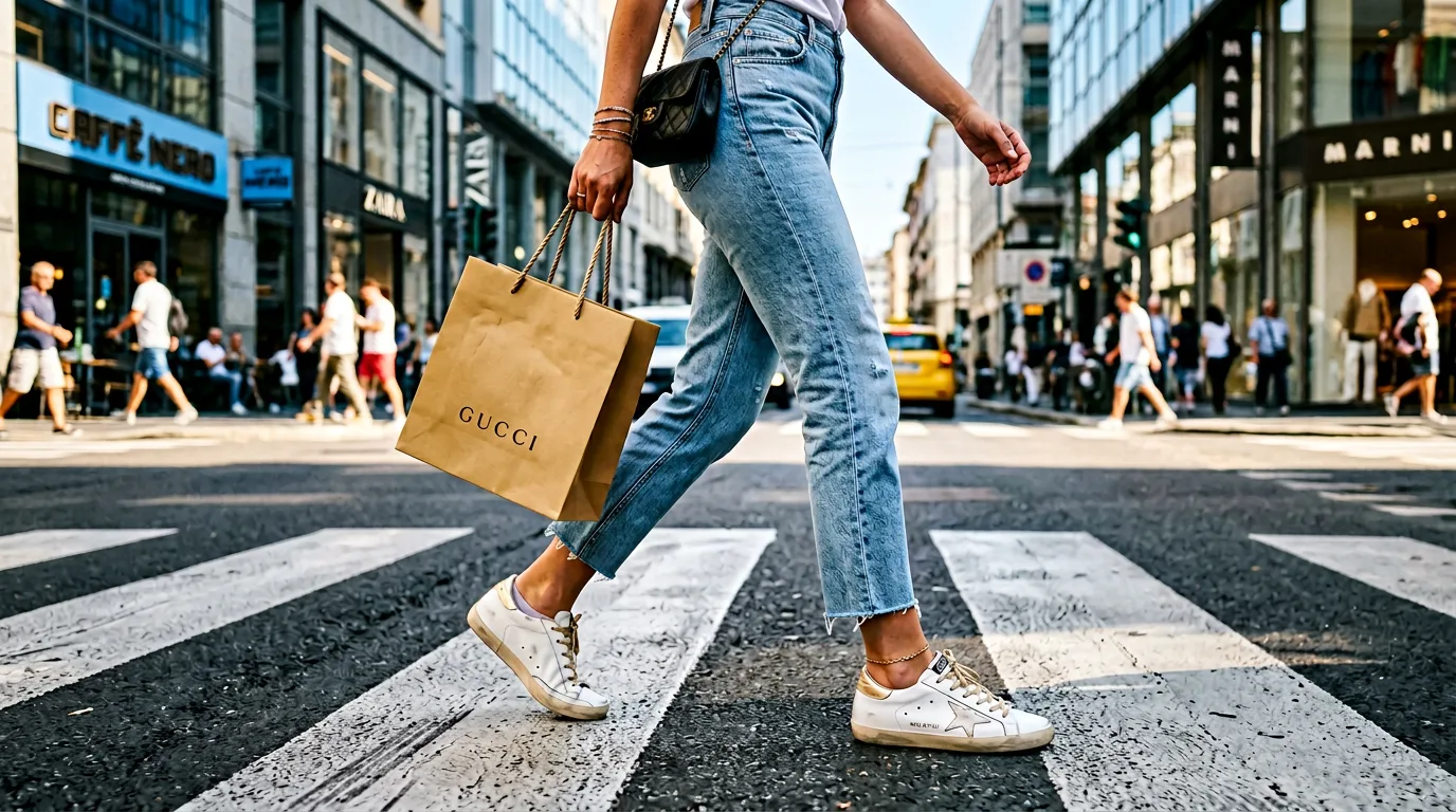 Baskets Flexx dans une scène de style urbain